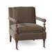 Armchair - Fairfield Chair Leslie 31.5" Wide Slipcovered Armchair Polyester/Other Performance Fabrics in Brown | 39 H x 31.5 W x 38 D in | Wayfair