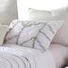 Byourbed Alexandra Textured Standard Sham Polyester in Gray | 20 H x 26 W in | Wayfair QDYX171375-BYB-ATSC-STND-WHT