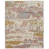 White 24 x 1 in Area Rug - Bungalow Rose Helenville Abstract Hand Knotted Wool Ivory Area Rug Wool | 24 W x 1 D in | Wayfair