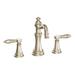 Moen Weymouth Two-Handle Widespread Bathroom Faucet Trim Kit, Valve Required in Gray | Wayfair TS42108BN