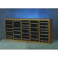Rebrilliant 100 CD Multimedia Tabletop Storage Rack Wood/Solid Wood in Brown | 14.25 H x 30.75 W x 6.75 D in | Wayfair
