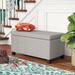 Wade Logan® Abdiwahid Flip Top Storage Bench Polyester/Upholstered in Gray | 18 H x 36 W x 18 D in | Wayfair 96045481E32B4636B8874C14CE8C840E