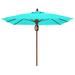 Arlmont & Co. Maria 7.5' Square Market Umbrella Metal in Green | Wayfair CB449F475B3944348F5DBD5DF295FF13