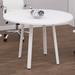 Symple Stuff Hubler Circular Meeting Table Wood/Metal in White | 29.5 H x 42 W x 42 D in | Wayfair ACFC7B5832B74F5496355429027AE01D