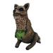 Winston Porter Blytheswood Raccoon Statue Resin/Plastic in Gray | 8.5 H x 5.8 W x 7.3 D in | Wayfair 508006C