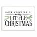 The Holiday Aisle® A Merry Little - Textual Art Print Wood in Brown | 10 H x 15 W x 0.5 D in | Wayfair 50DD1E50258646E2B7C1CF8C1BE99C04