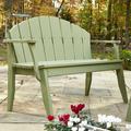 Latitude Run® Boganville Garden Outdoor Bench Wood/Natural Hardwoods in Brown | 36.75 H x 41 W x 24 D in | Wayfair CECA71295EBF477C86FBFB1F0C73EC98