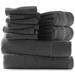 Latitude Run® Danni-Lee Ultra Soft & Absorbent 10 Piece 100% Cotton Towel Set in Black/Brown | Wayfair 492E708DF34445B1ACACED0266825EBE