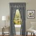 Latitude Run® Woven Trends Aemon Floral Solid Color Semi-Sheer Rod Pocket Window Curtain Set (5-Pieces Included) Polyester | 63 H in | Wayfair