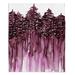 East Urban Home Forest Trees Purple Soft Sherpa Blanket Microfiber/Fleece/Microfiber/Fleece | 51 W in | Wayfair 5F5B4BD85CD2480B858283DB6A4754A0