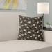 Latitude Run® Avicia Pizza Indoor/Outdoor Throw Pillow Polyester/Polyfill blend in Black | 16 H x 16 W x 3 D in | Wayfair