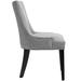 Copper Grove Vodice Fabric & Wood Dining Chair by Modway Wood/Upholstered/Fabric in Gray | 36 H x 22 W x 25 D in | Wayfair EEI-3497-LGR