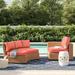 Latitude Run® Larrissa 14 Piece Outdoor Cushion Set Acrylic | 6 H in | Wayfair CUSHIONS-BARBADOS-08f-WHITE