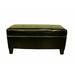 Winston Porter Santoro Faux Leather Flip Top Storage Bench Faux Leather/Upholstered/Leather in Brown | 17 H x 36 W x 15 D in | Wayfair