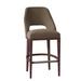 Fairfield Chair Darien Bar & Counter Stool Wood/Upholste in Red | 44.5 H x 21 W x 24.5 D in | Wayfair 5026-07_ 9508 63_ MontegoBay