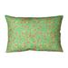 Ebern Designs Leffel Swirly Floral Lumbar Pillow, Linen in Orange/Green/Yellow | 9.5 H x 26 W x 2 D in | Wayfair 173D25683EF74E95A0D29A6D8502EF01