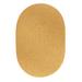 Yellow 24 x 0.38 in Area Rug - August Grove® Smyth Handmade Braided Wool Gold Area Rug Wool | 24 W x 0.38 D in | Wayfair
