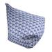 East Urban Home Classic Skyscrapers Bean Bag Cover Polyester/Fade Resistant/Scratch/Tear Resistant in Blue/Brown | 38 H x 42 W x 29 D in | Wayfair