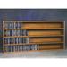 Rebrilliant 472 CD Wall Mounted Multimedia Storage Rack Wood/Solid Wood in Brown | 24.75 H x 52 W x 6.75 D in | Wayfair