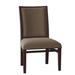 Fairfield Chair Plymouth King Louis Back Parsons Chair Wood/Upholstered/Fabric in Gray | 36.5 H x 23 W x 24 D in | Wayfair