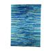 Brown 54 x 0.5 in Area Rug - Latitude Run® Seldon Abstract Handmade Tufted Blue Area Rug Polyester | 54 W x 0.5 D in | Wayfair MTBMTMBLU046066