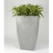 Orren Ellis Giffard Plastic Pot Planter Metal in Orange/White | 36 H x 24 W x 24 D in | Wayfair 1677CE6C42814ACA929DE1AED6030DA6