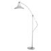 Latitude Run® Albali 69" LED Task Floor Lamp Metal in Gray | 69 H x 12 W x 59 D in | Wayfair BCAF12GA-FBL-GA