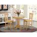 Charlton Home® Smyth Counter Height Rubberwood Solid Wood Dining Set Wood in White | Wayfair 5A74DBE5ED514D7DBAC82653CF5AAEE7