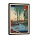 World Menagerie Ando Hiroshige 'One Hundred Famous Views of Edo 62' by Utagawa Hiroshige l Painting Print on Canvas in Blue/Green | Wayfair