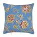 August Grove® Warfel Quilted Cotton Throw Pillow Polyester/Polyfill/Cotton in Blue | 14 H x 14 W x 5 D in | Wayfair