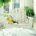 Rosecliff Heights Wyton Porch Swing Wood in White | 38 D in | Wayfair 32A4C1F2D0894858A38347D9E669AA01