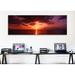 Ebern Designs Panoramic Sunrise Miami FL USA - Wrapped Canvas Photographic Print Canvas in White | 36 W in | Wayfair