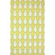 White 96 x 60 x 0.25 in Indoor Area Rug - Winston Porter Zander Yellow Rug Wool | 96 H x 60 W x 0.25 D in | Wayfair SPRE32C-508