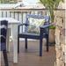 Longshore Tides Destini Patio Dining Chair Wood in White | 33.5 H x 19.5 W x 24 D in | Wayfair F75498148A3143E9AF93B3B79824E8F0