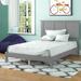 Henrichs Full Solid Wood Panel Bed by Harriet Bee kids Wood in Gray | 44.25 H x 57.75 W x 77.63 D in | Wayfair 18B7FA3310F04A9DA6D1FA19DDBE7282