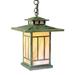 Millwood Pines Ickes 1-Light Outdoor Hanging Lantern Glass in Gray | 12.25 H x 8.75 W x 8.75 D in | Wayfair 42D85027220D463186D8D3CE43EA66DC