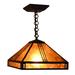 Millwood Pines Pocola 1-Light Single Dome Pendant, Crystal in White/Brown | 12 H x 18.13 W x 12 D in | Wayfair 886CC4CAD32B4A729E422B2839834EA7