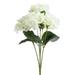 Primrue Hydrangea Bushes Natural Fibers in White | 16 H x 3 W x 3 D in | Wayfair 0CF22190F1874174AD914C613DF5E0B9