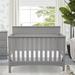 Delta Children Fancy 4-in-1 Convertible Crib Wood in Gray | 43.75 H x 30.5 W in | Wayfair 540310-026