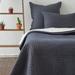 Joss & Main Bahari Linen Quilt Linen in Blue | Twin | Wayfair CF870E881BD7409BAC15B801674853A0