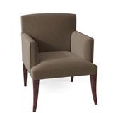 Armchair - Fairfield Chair Stafford 26" Wide Armchair Leather/Fabric in Red/Gray | 32 H x 26 W x 26 D in | Wayfair 8704-01_9508 61_MontegoBay