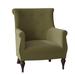 Armchair - Fairfield Chair Cecilia 31" Wide Tufted Armchair Polyester/Other Performance Fabrics in Green | 39 H x 31 W x 32 D in | Wayfair