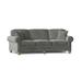 Fairfield Chair Crosby 100" Rolled Arm Curved Sofa w/ Reversible Cushions Polyester/Other Performance Fabrics in Gray | Wayfair