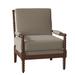 Armchair - Fairfield Chair Griffin 29.5" Wide Armchair Wood/Polyester/Other Performance Fabrics in Brown | 38.5 H x 29.5 W x 33.5 D in | Wayfair