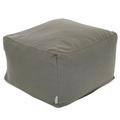 Ivy Bronx Christy 27" Wide Square Pouf Ottoman Polyester in Gray | 17 H x 27 W x 27 D in | Wayfair IVBX3213 42978288