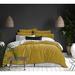 Wade Logan® Wasson Plush Comforter Set Polyester/Polyfill in Yellow | Queen Comforter + 2 Shams + 2 Throw Pillows | Wayfair