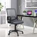 Inbox Zero Mesh Task Chair Upholstered in Gray | 39.2 H x 23.6 W x 24.8 D in | Wayfair 08D6268DA0C74078861A3E2DC630BB20