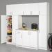 WFX Utility™ Waco 89" H x 112" W x 24" D 9 Piece Storage Cabinet Set Manufactured Wood in White | 89 H x 112 W x 24 D in | Wayfair