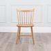 Gracie Oaks Ardina Slat Back Wooden Side Chair Wood in Brown | 34 H x 17.5 W x 19.5 D in | Wayfair 5FE8EAC450F441C8A2F90BEB08F0642E