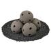 Fire Pit Essentials Hollow Ceramic 5 Piece Fire Ball Set | 6 H x 6 W x 6 D in | Wayfair 01-0616